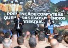 Cláudio Castro anuncia aplicativo para monitoramento de queimadas