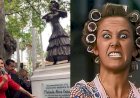 Fãs de Chaves querem derrubar estátua de Dona Florinda após polêmica