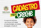 Prefeitura de Três Rios abre cadastro para vagas em creches da rede municipal