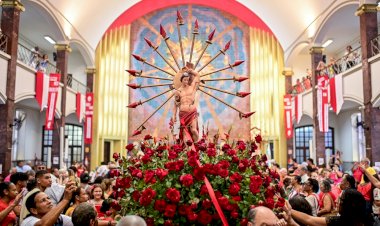 Homenagens ao padroeiro aconteceram durante toda a segunda-feira (20)