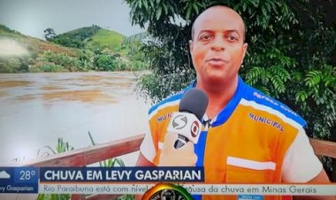 Uma forte chuva atingiu Comendador Levy Gasparian (RJ) e causou transtornos na madrugada desta quinta-feira (26).