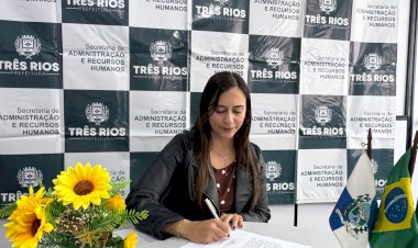 Prefeitura de Três Rios empossa aprovado em concurso público e chega a 436 convocados