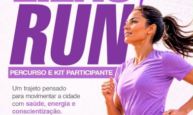 Lilás Run movimenta Três Rios neste domingo com esporte e conscientização pelo fim da violência contra a mulher
