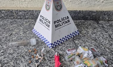 Polícia Militar apreende drogas durante patrulhamento em Comendador Levy Gasparian