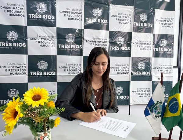 Prefeitura de Três Rios empossa aprovado em concurso público e chega a 436 convocados