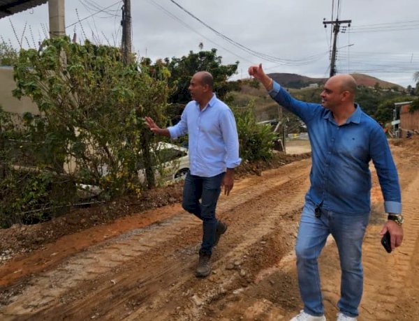 Prefeitura de Três Rios inicia pavimentação de ruas no Mirante Sul