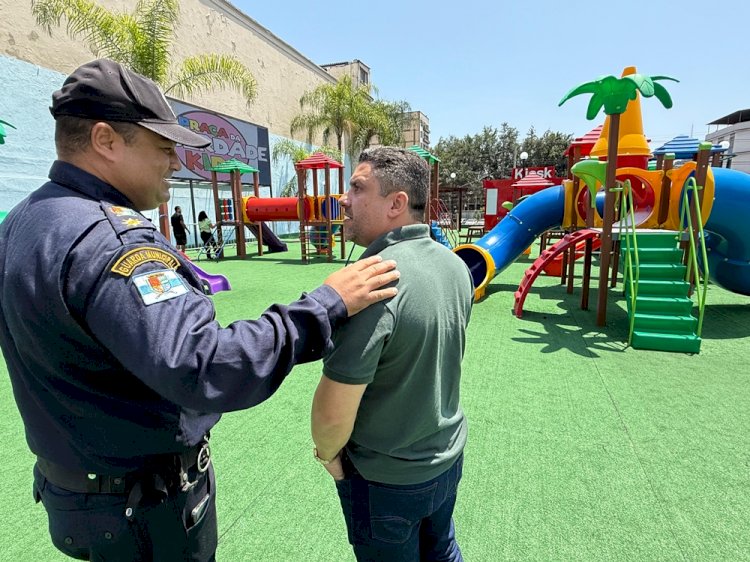 Prefeitura de Barra Mansa orienta população sobre hábitos seguros na Praça da Liberdade Kids