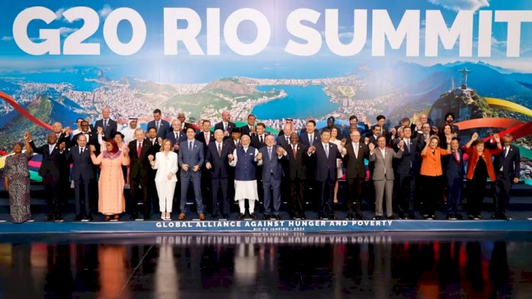 G20 tem nova foto oficial no Rio, agora com Biden, Trudeau e Meloni... mas com outros faltosos, como Milei e Lavrov