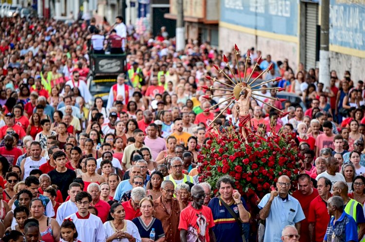 Homenagens ao padroeiro aconteceram durante toda a segunda-feira (20)