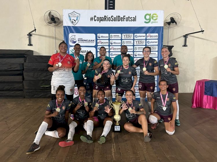 Três Rios é tricampeão da Copa Rio Sul de Futsal Feminino