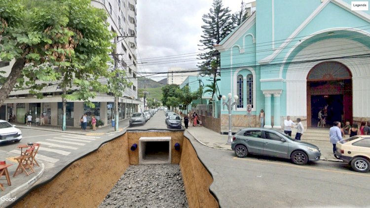 Escavações para obra da construção da Galeria de Drenagem de Águas Pluviais do Centro começam nesta segunda-feira (24)
