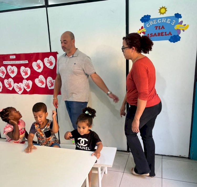 Jonas Dico visita Creche Municipal Alencar Jacob