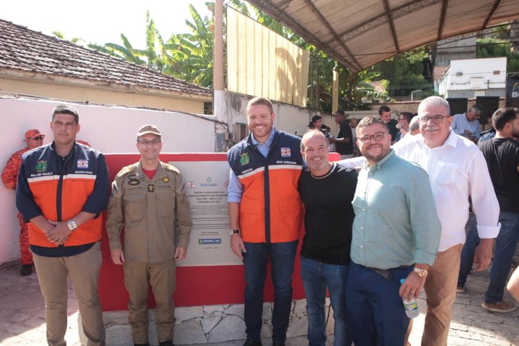 Paraíba do Sul lança pedra fundamental da futura unidade do Corpo de Bombeiros Militar