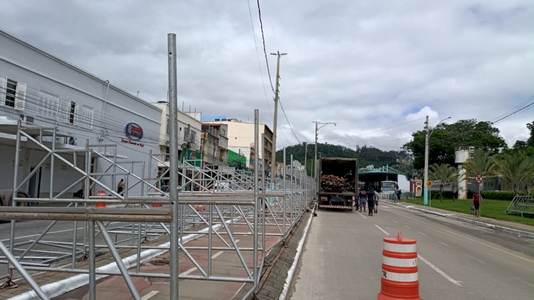 Estrutura do Maior Carnaval do Interior do Rio começa a ser montada em Três Rios