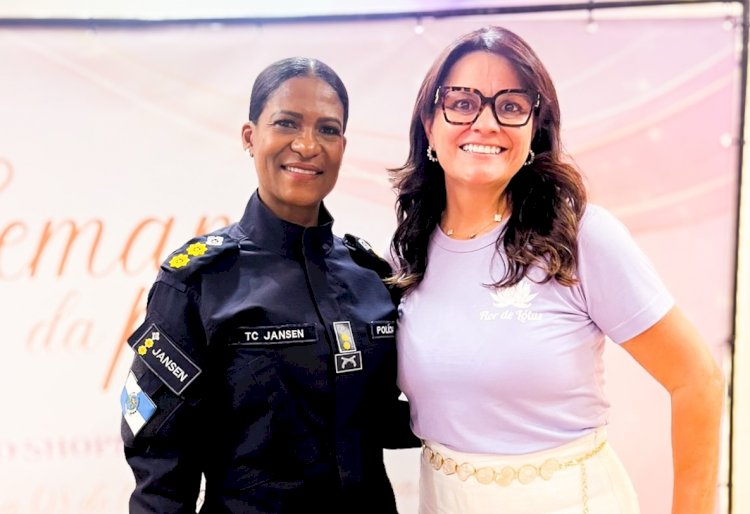 O 38º BPM marcou presença na “Semana da Mulher”, evento realizado pelo @programaflordelotus no Shopping Américo Silva, em Três Rios.