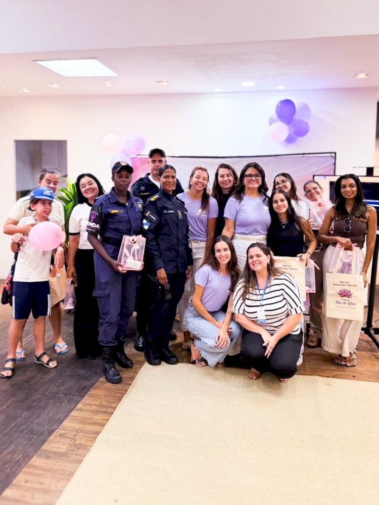 O 38º BPM marcou presença na “Semana da Mulher”, evento realizado pelo @programaflordelotus no Shopping Américo Silva, em Três Rios.