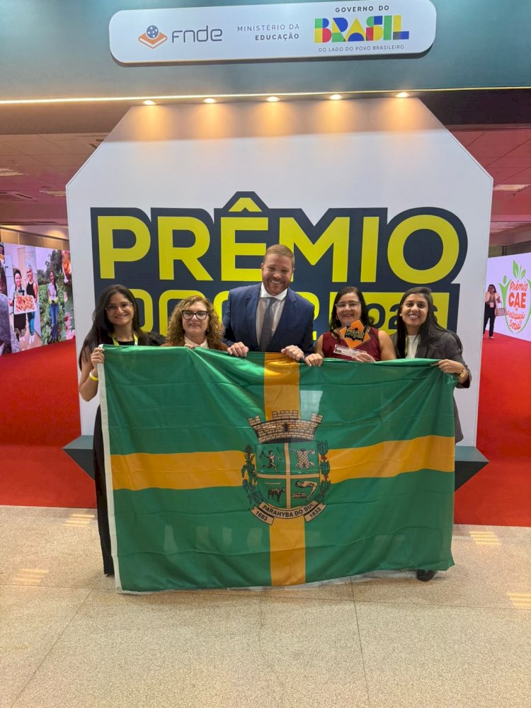 Paraíba do Sul recebe prêmio nacional por excelência na alimentação escolar