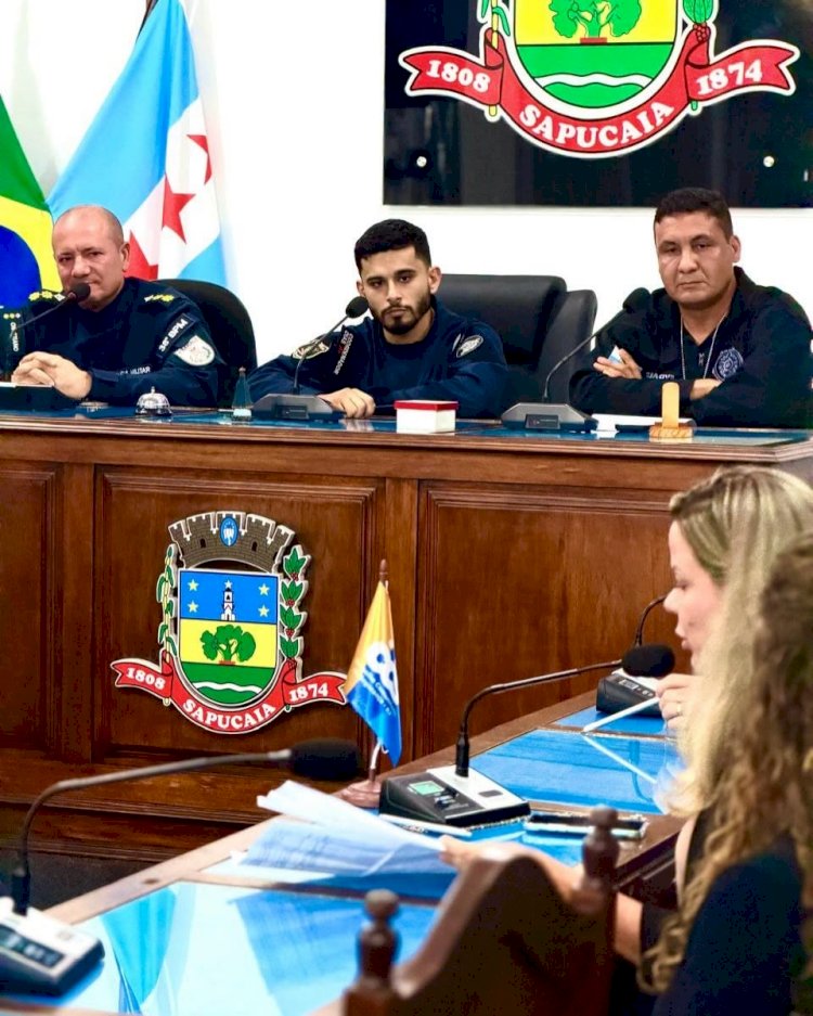Cerimônia de posse marca o início da nova diretoria do Conselho Comunitário de Segurança de Sapucaia (RJ)