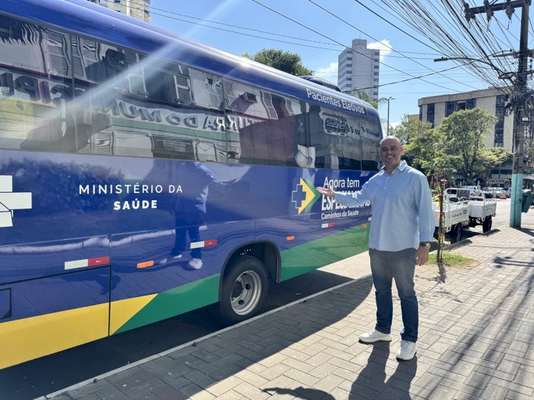 Prefeitura de Três Rios recebe micro-ônibus para fortalecer o transporte de pacientes do SUS
