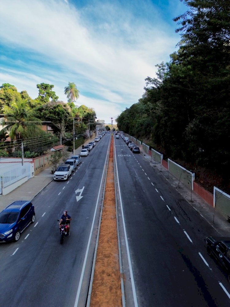 Obras na entrada da cidade seguem avançando e entram em nova etapa