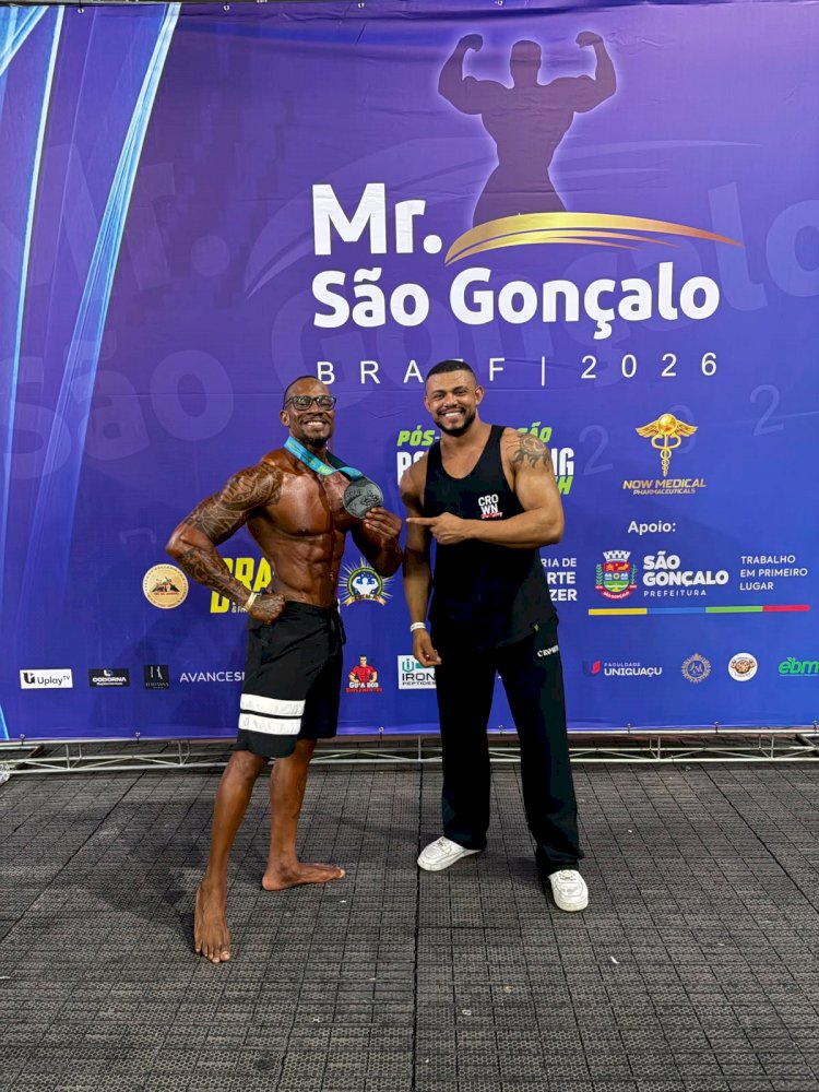 Atleta de Paraíba do Sul conquista quatro pódios e volta a se destacar no fisiculturismo