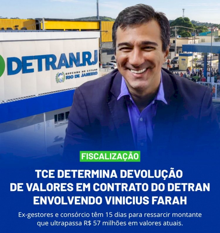 Ex-gestores e a Montreal Informática faça a devolução de valores irregulares após determinação do Tribunal de Contas do Estado do Rio de Janeiro (TCE-RJ)