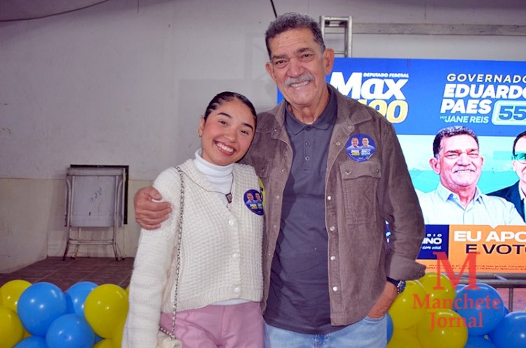 Mesmo com chuva e frio, uma multidão comparece ao Atlético Clube Operário para prestigiar os candidatos do Prefeito Cláudio Mannarino.