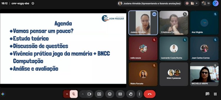 Refeitura realiza ciclo formativo com Professores de Matemática